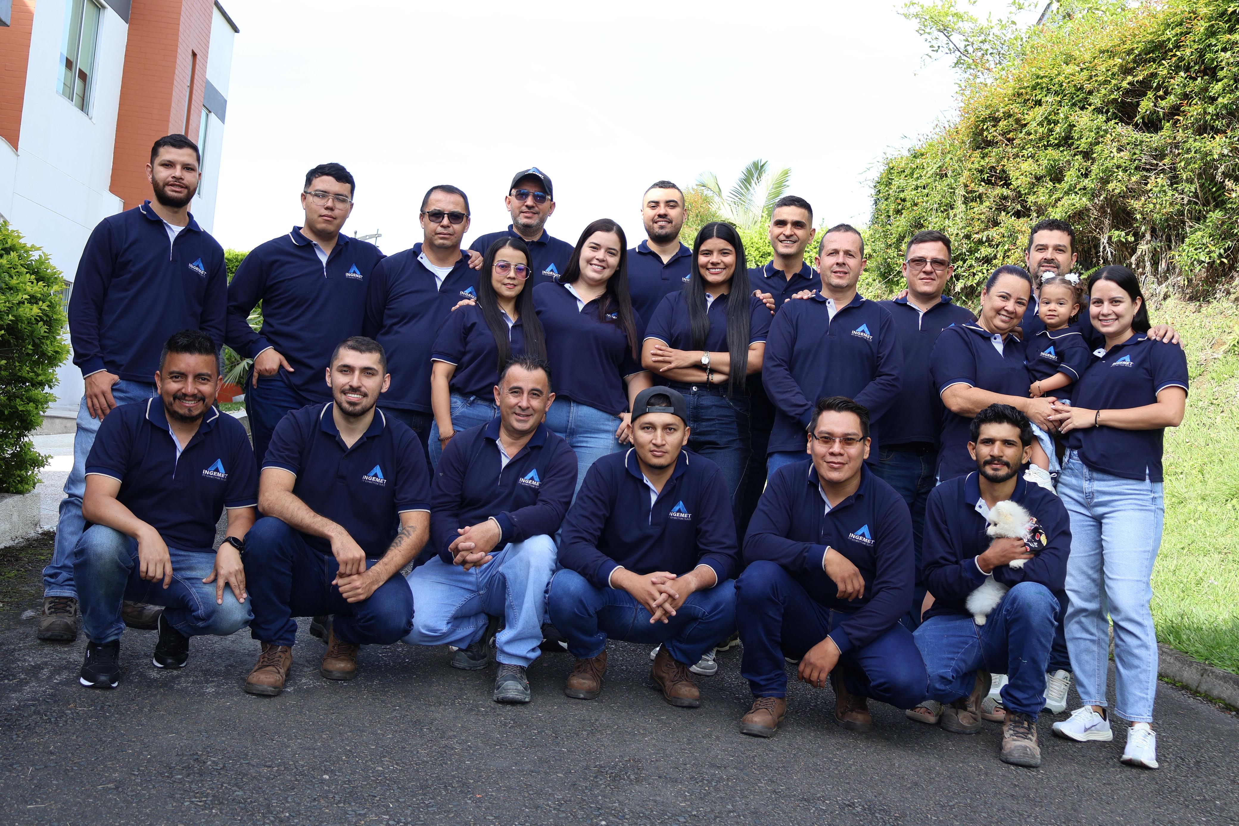 Equipo interdisciplinario de Ingemet Proyectos — técnicos e ingenieros de aire acondicionado en Pereira, Dosquebradas, Armenia, Manizales y Cartago